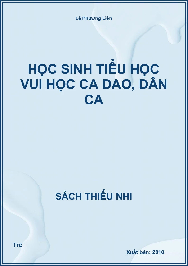 Học sinh tiểu học vui học ca dao, dân ca