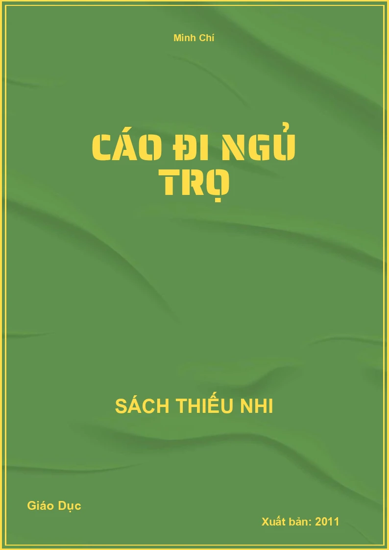 Cáo đi ngủ trọ