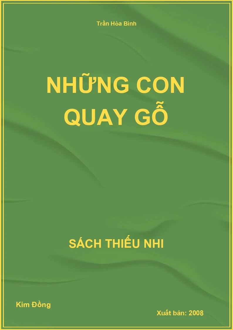 Những con quay gỗ