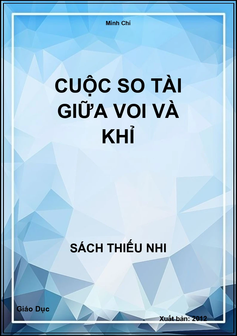 Cuộc so tài giữa voi và khỉ