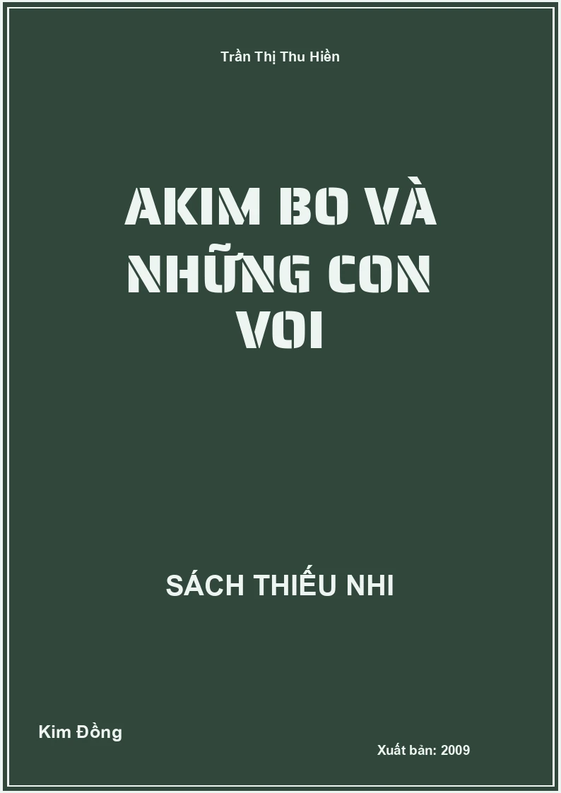 Akim Bo và những con voi