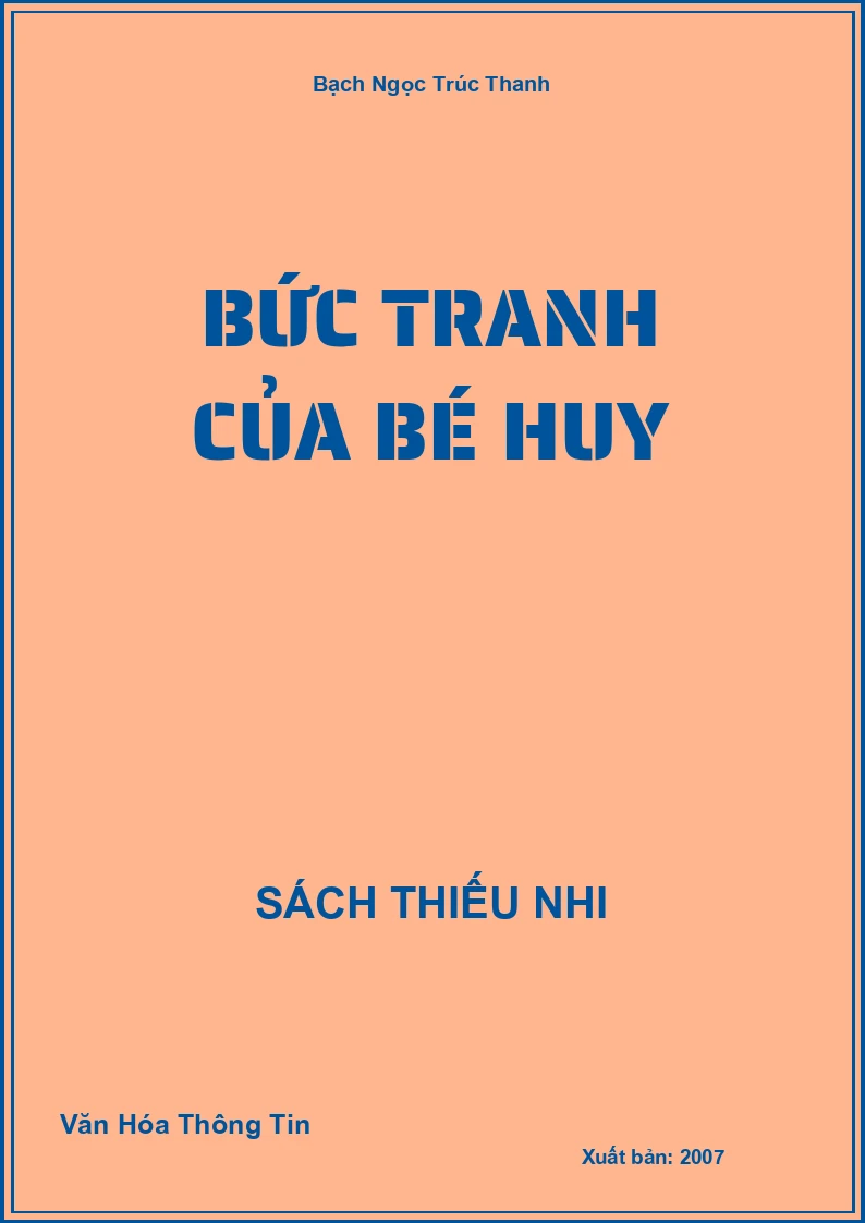 Bức tranh của bé Huy
