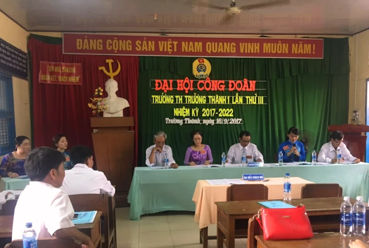 Đại hội Công đoàn Trường Tiểu học Trường Thành 1