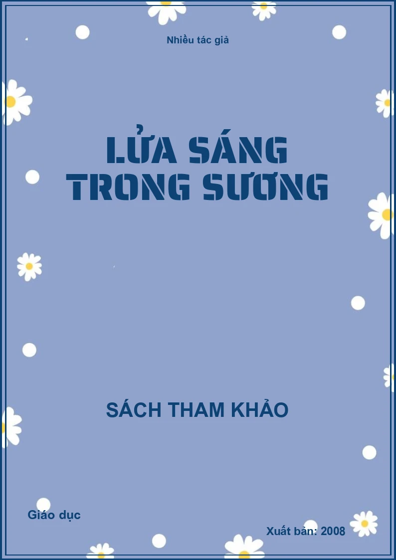 Lửa sáng trong sương