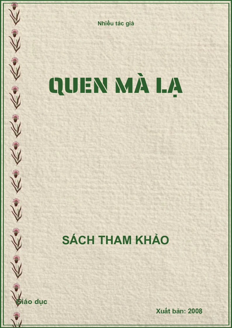 Quen mà lạ