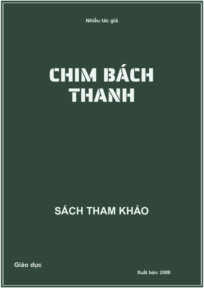 Chim bách thanh