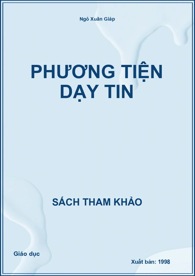 Phương tiện dạy tin