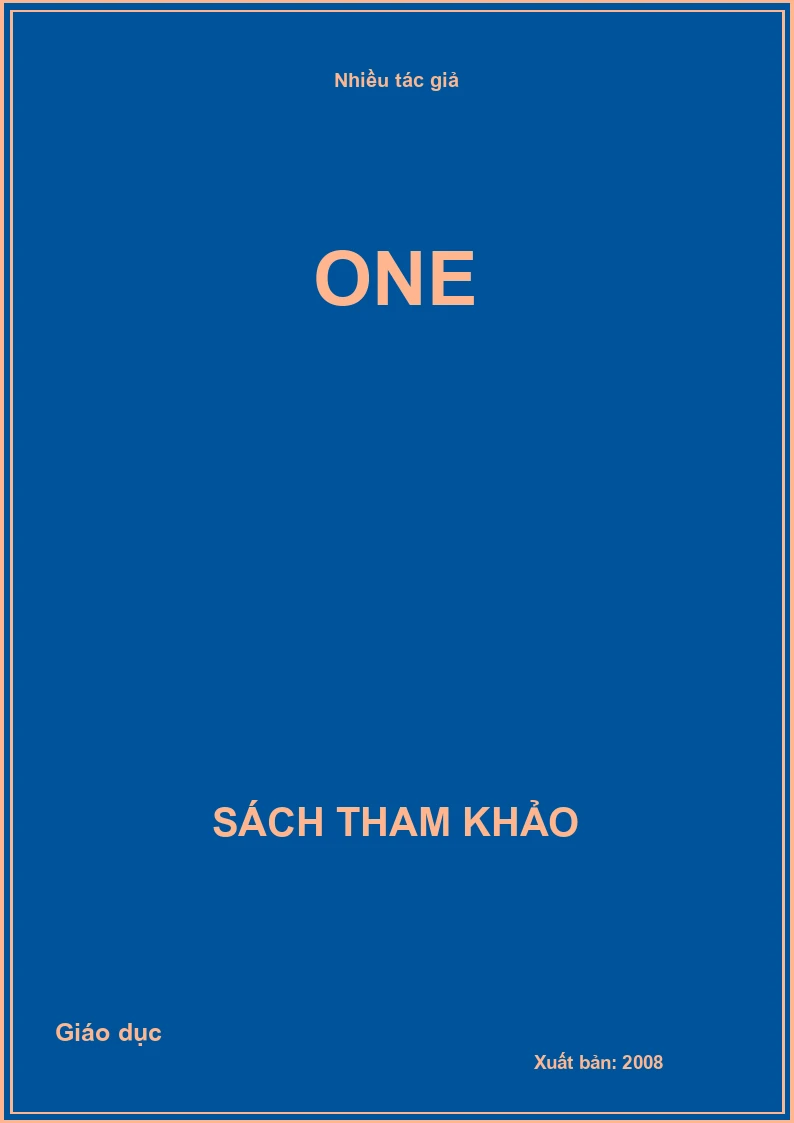 One