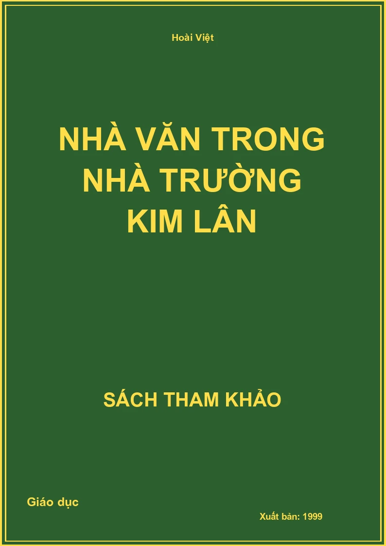 Nhà văn trong nhà trường Kim Lân