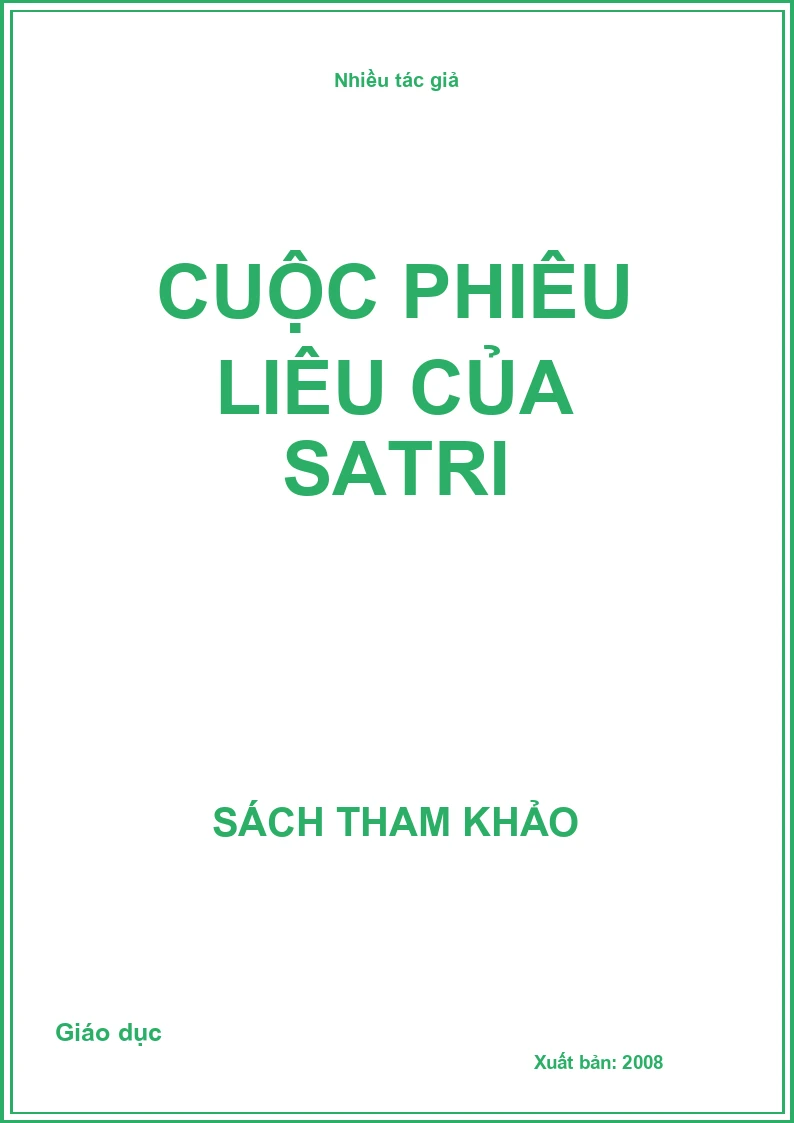 Cuộc phiêu liêu của Satri