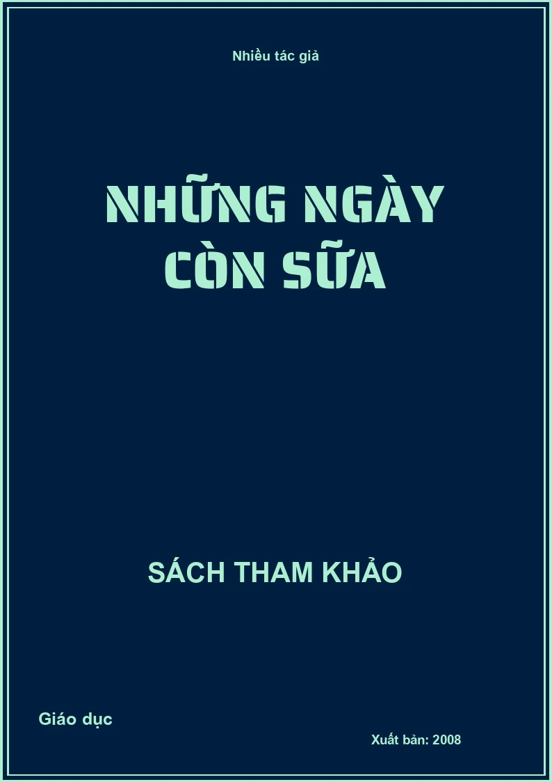 Những ngày còn sữa