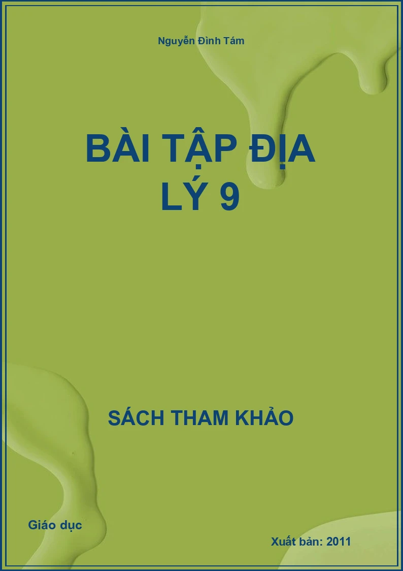 Bài tập Địa lý 9
