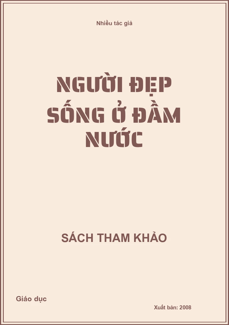 Người đẹp sống ở đầm nước