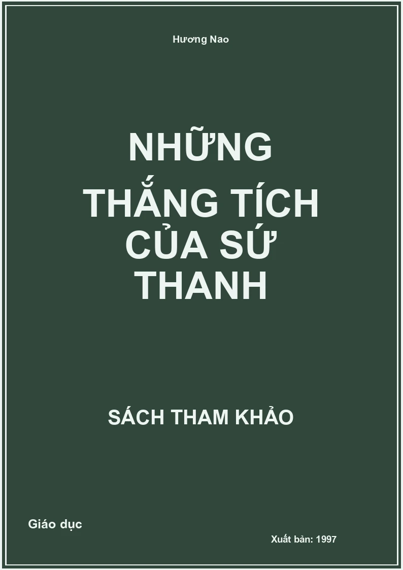 Những thắng tích của sứ thanh