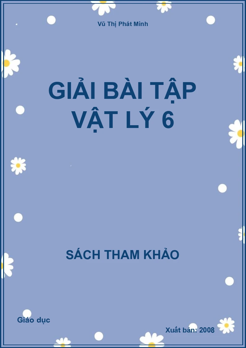 Giải bài tập Vật lý 6