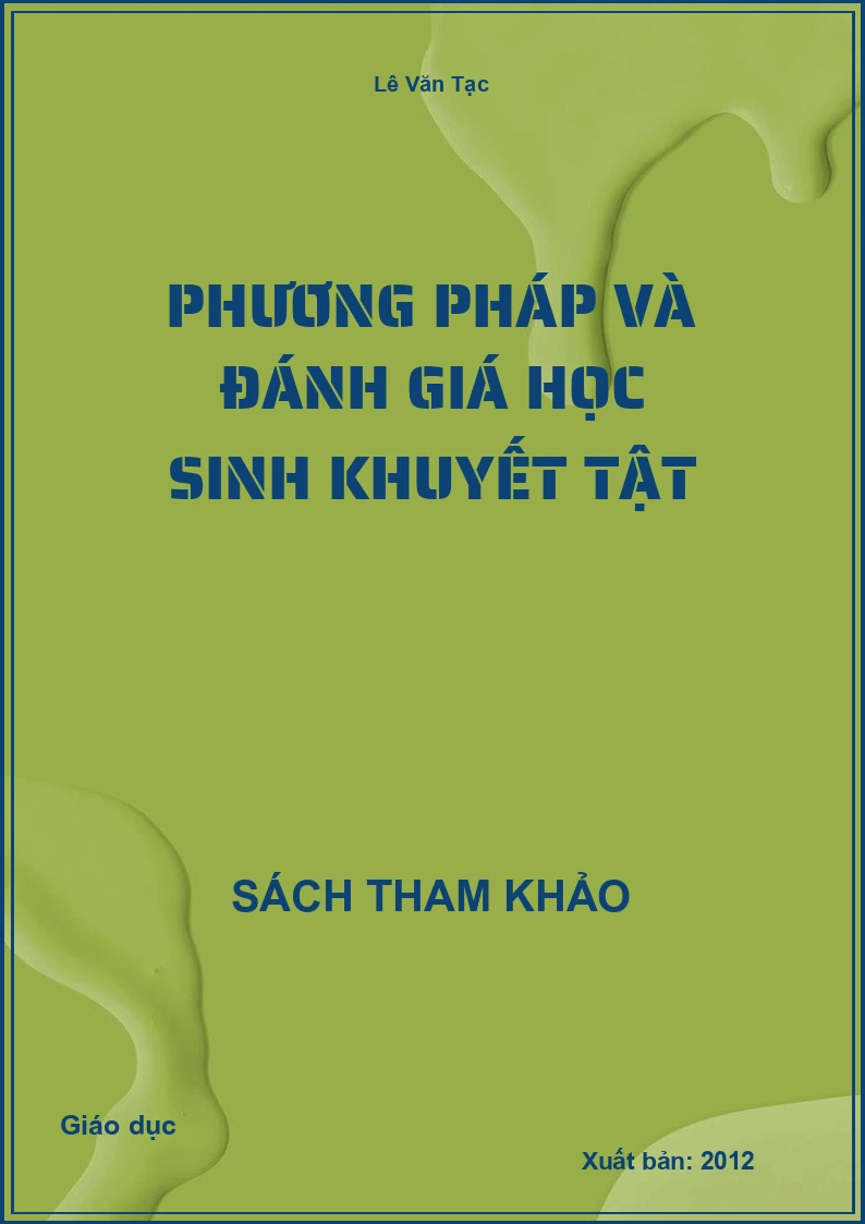 Phương pháp và đánh giá học sinh khuyết tật