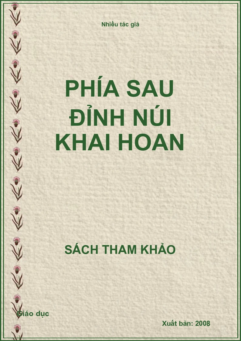 Phía sau đỉnh núi khai hoan