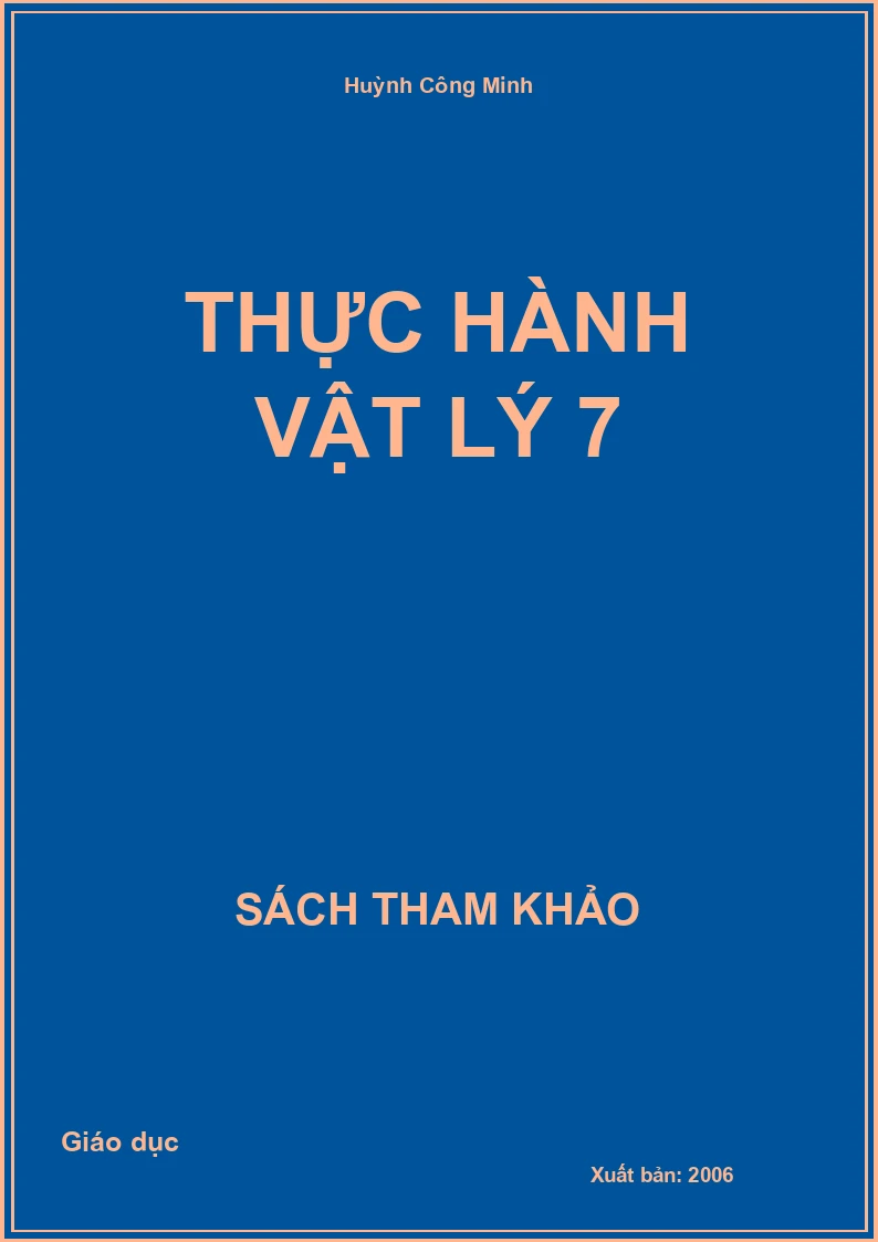 Thực hành Vật lý 7