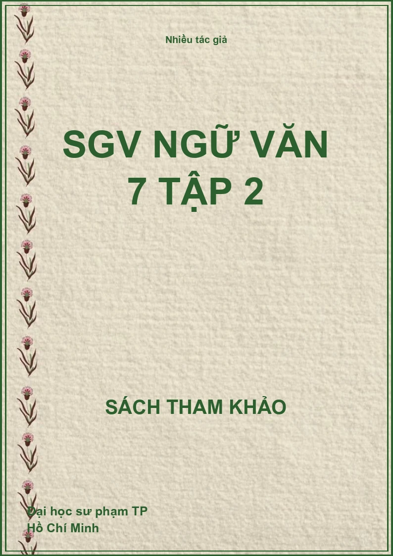 SGV Ngữ văn 7 Tập 2