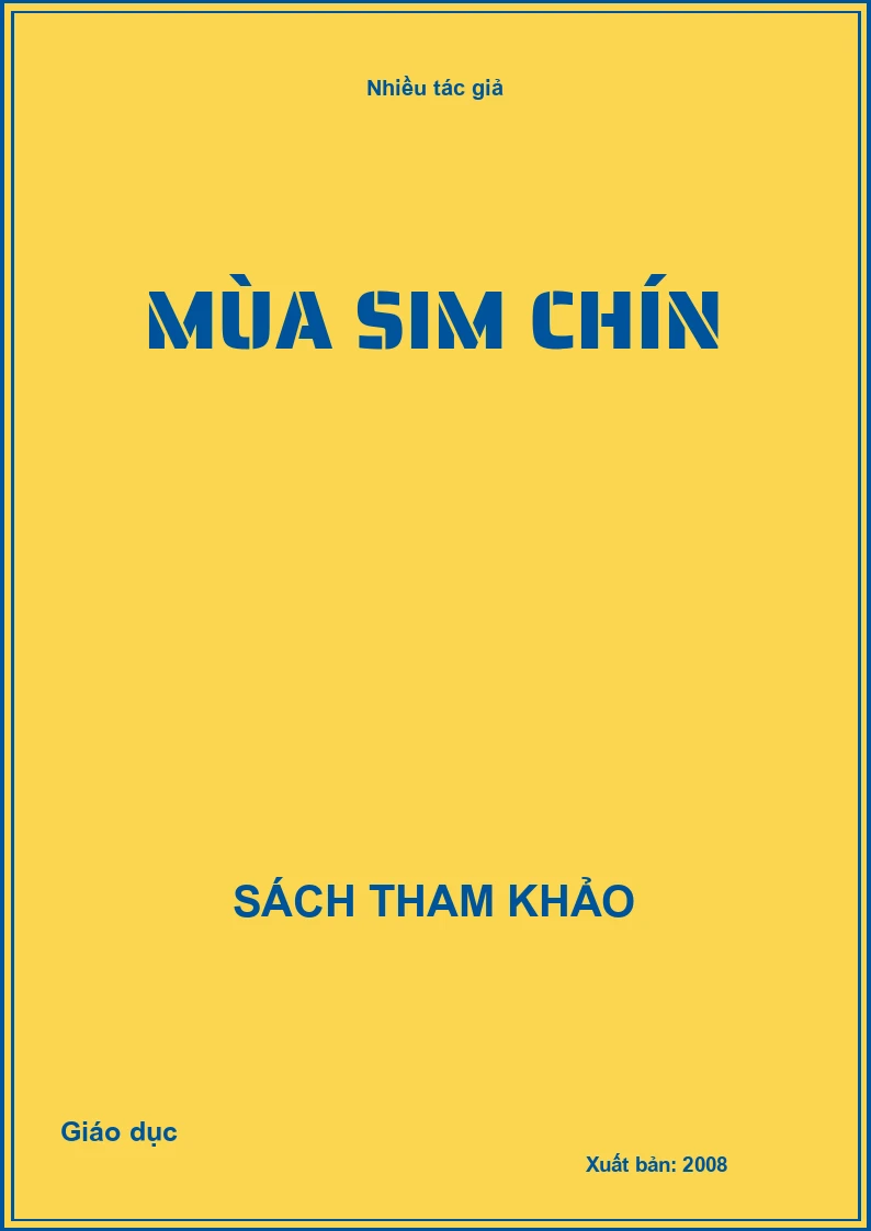 Mùa sim chín