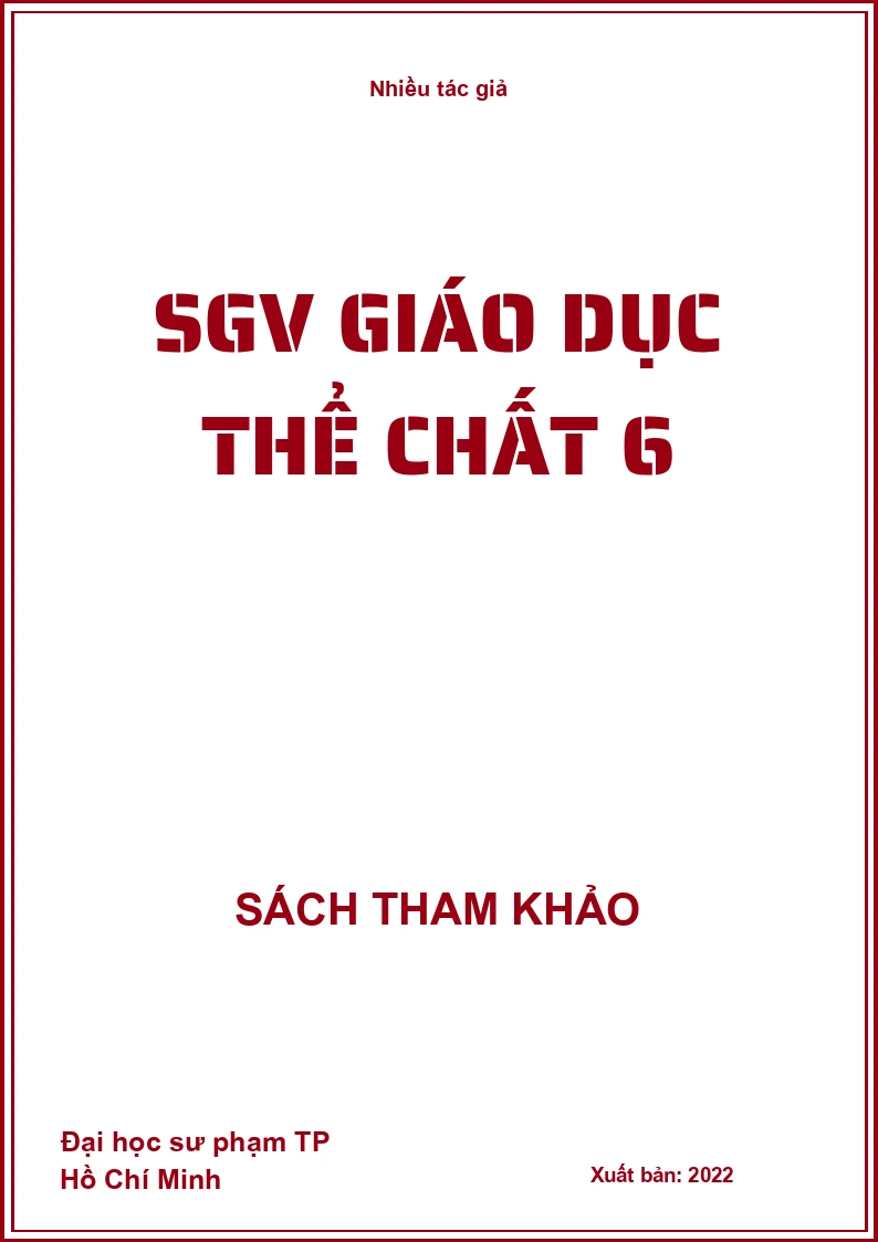 SGV Giáo dục thể chất 6