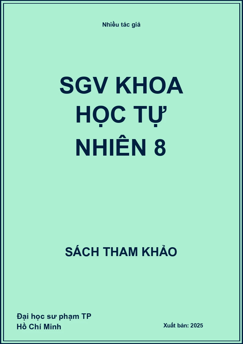SGV Khoa học tự nhiên 8