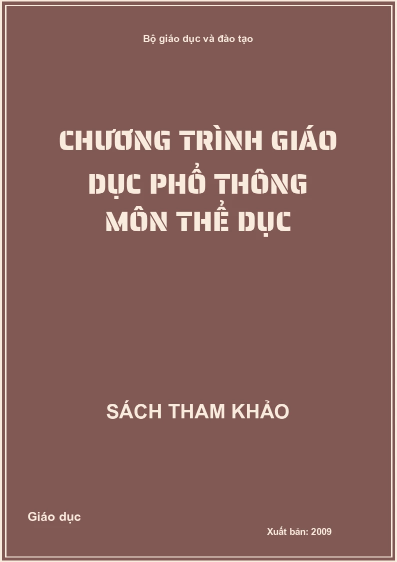 Chương trình giáo dục phổ thông môn Thể dục
