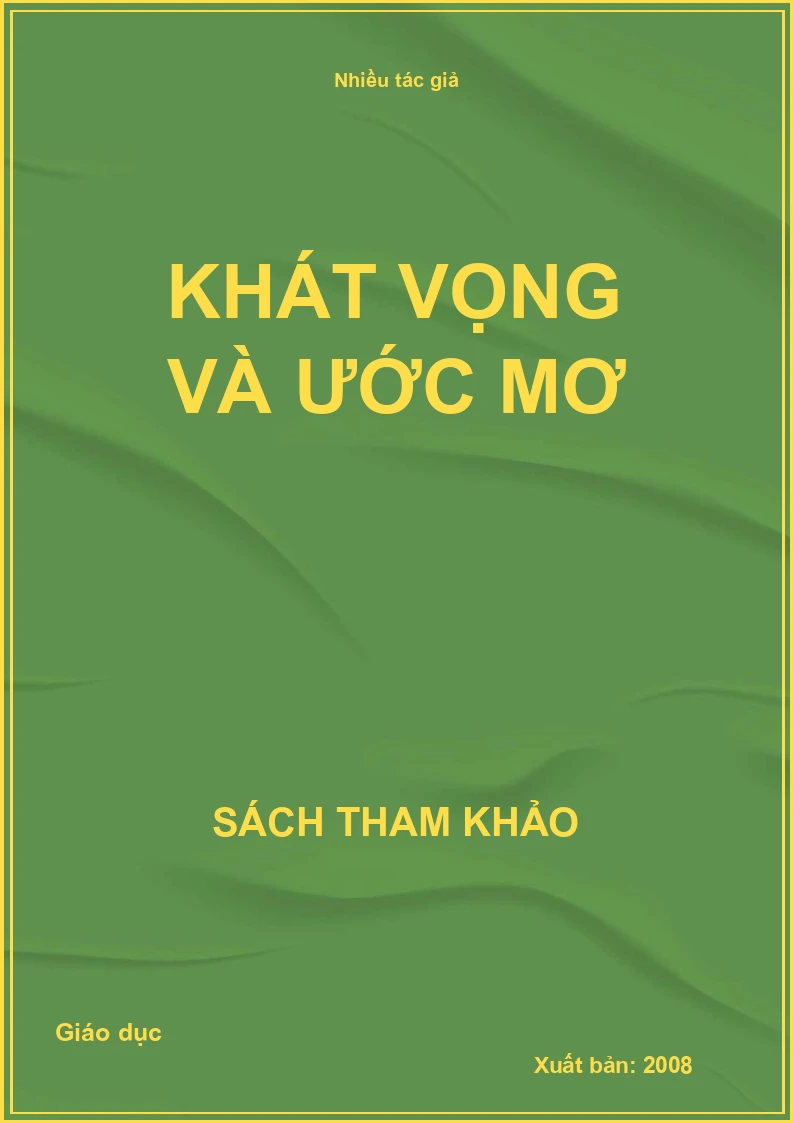 Khát vọng và ước mơ