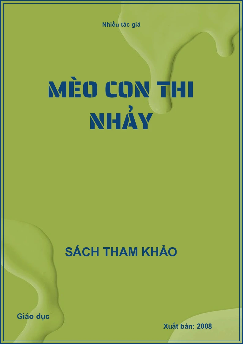 Mèo con thi nhảy