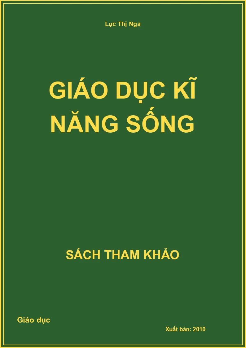 Giáo dục kĩ năng sống
