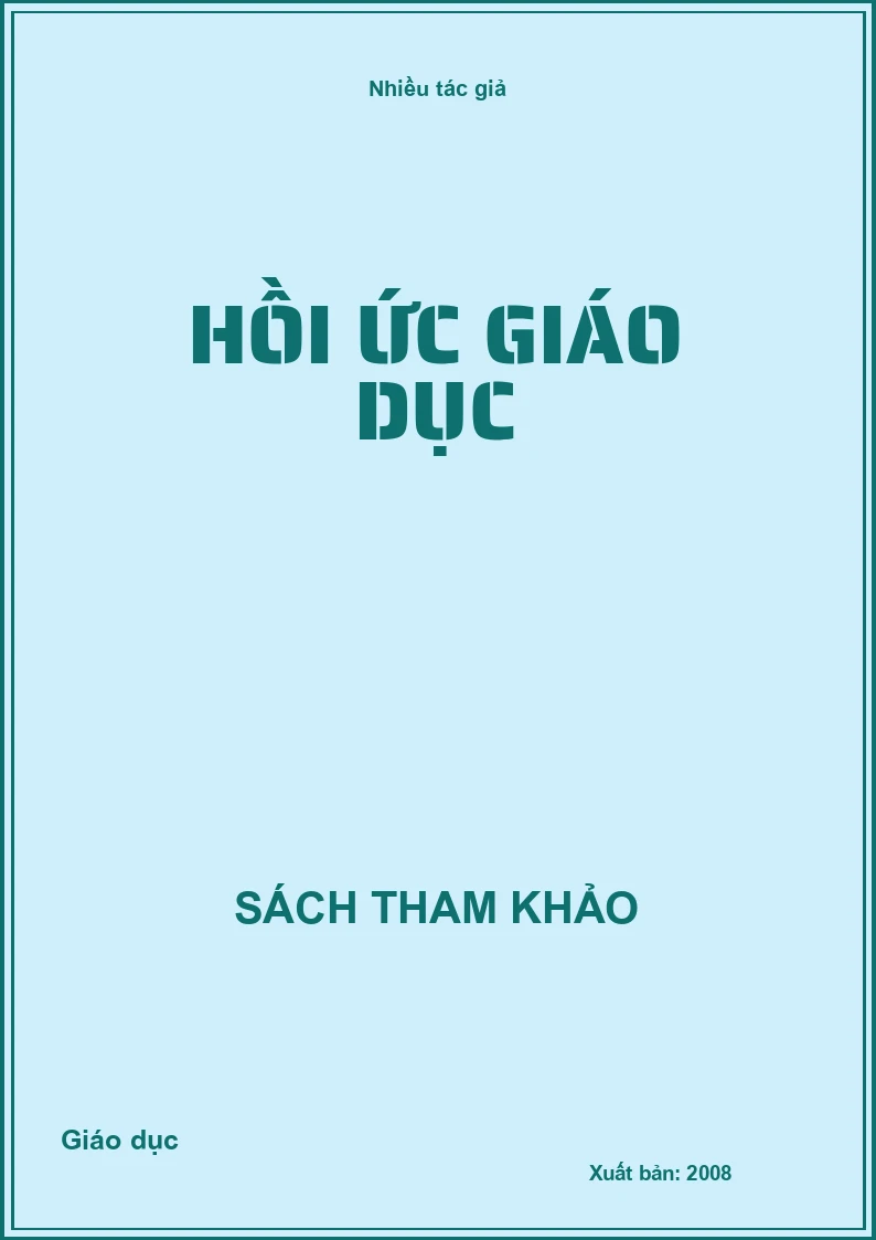Hồi ức giáo dục