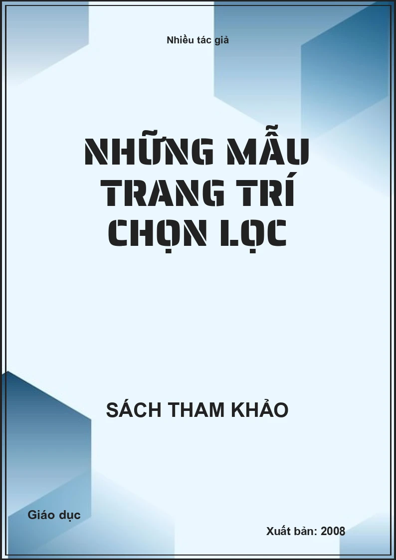 Những mẫu trang trí chọn lọc