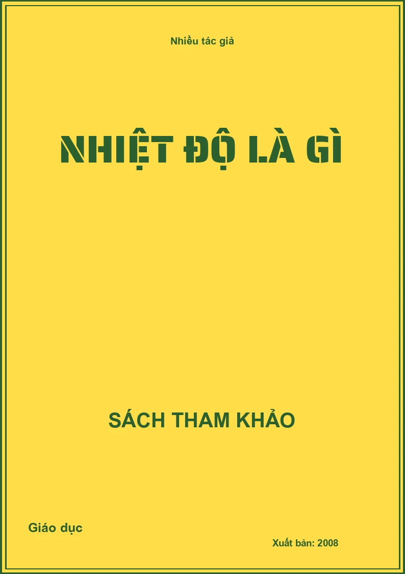 Nhiệt độ là gì