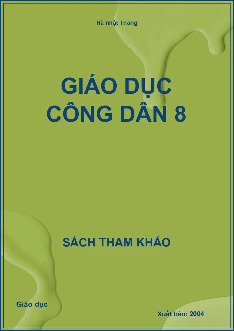 Giáo dục công dân 8
