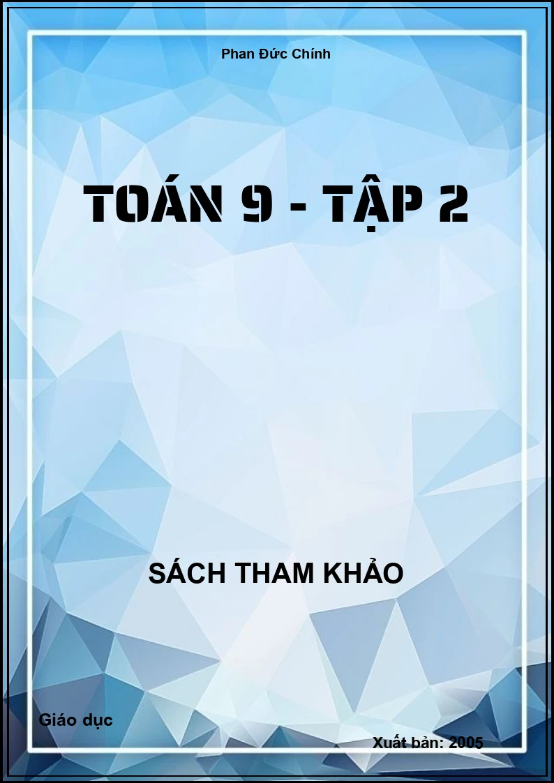 Toán 9 - Tập 2