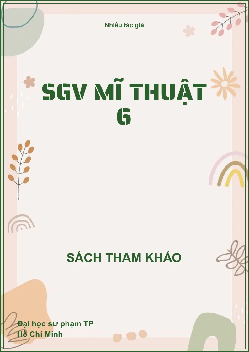 SGV Mĩ thuật 6
