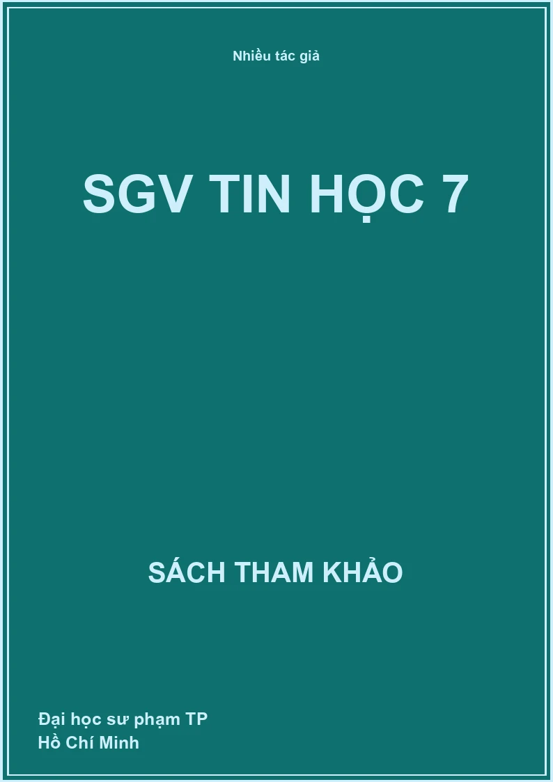 SGV Tin học 7