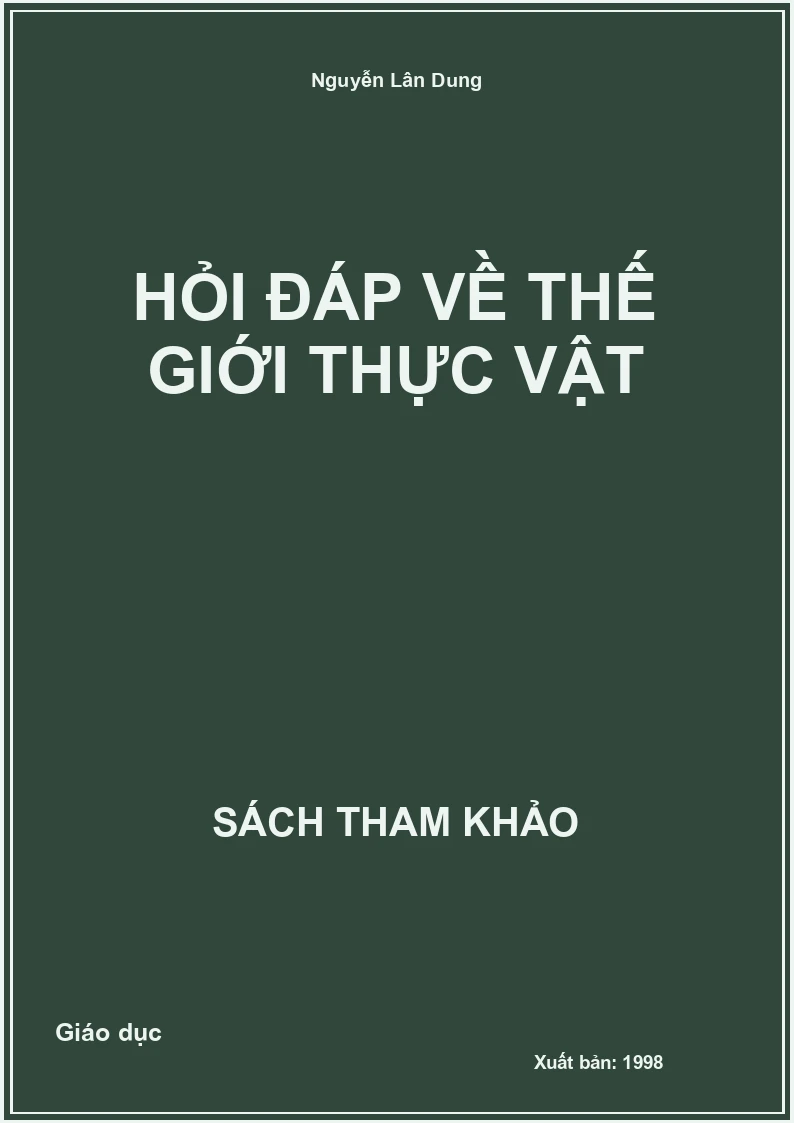 Hỏi đáp về thế giới thực vật