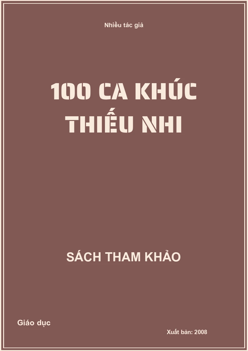 100 Ca khúc thiếu nhi