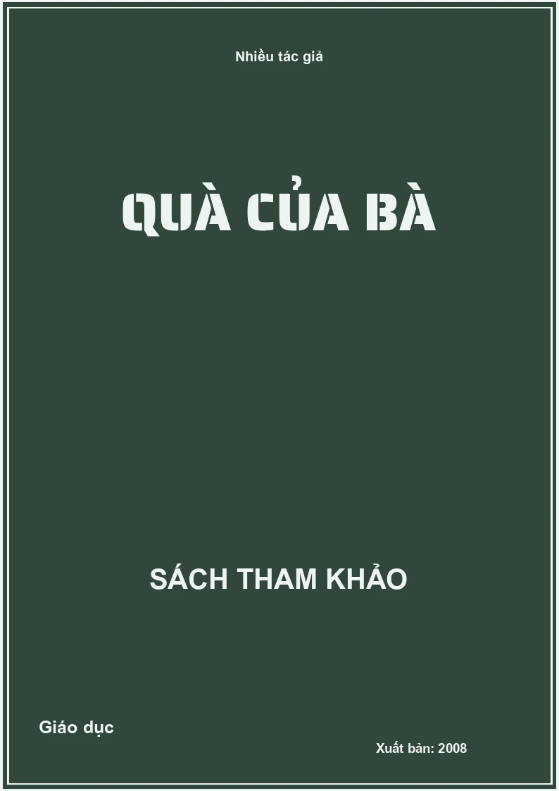 Quà của bà