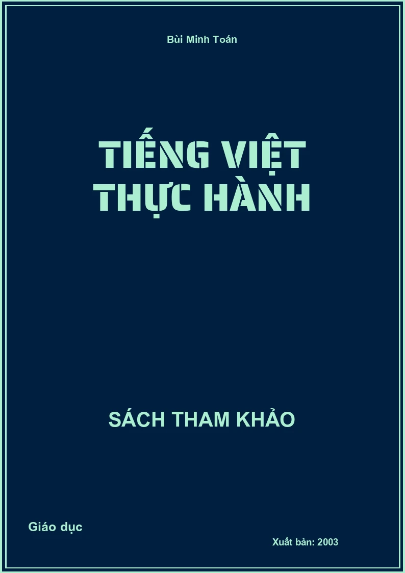 Tiếng việt thực hành