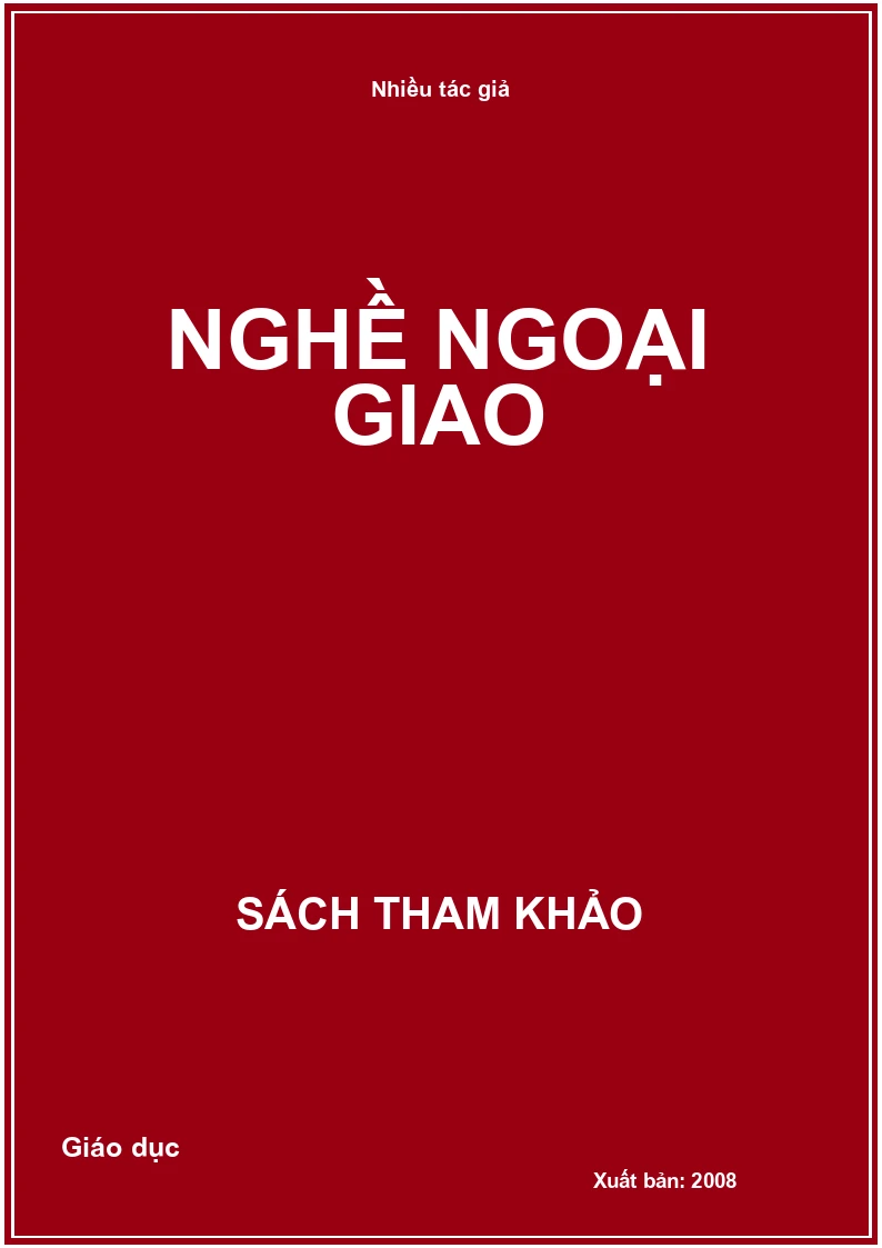 Nghề Ngoại giao