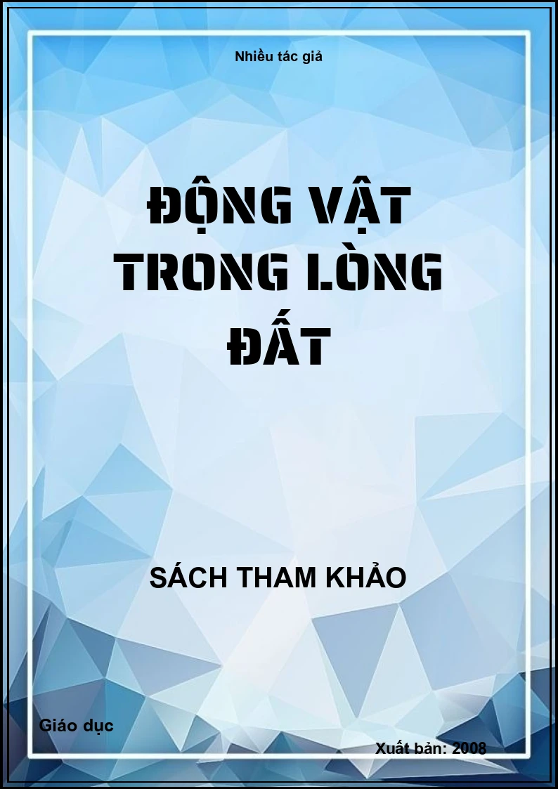 Động vật trong lòng đất