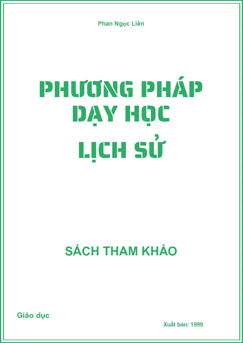 Phương pháp dạy học Lịch sử
