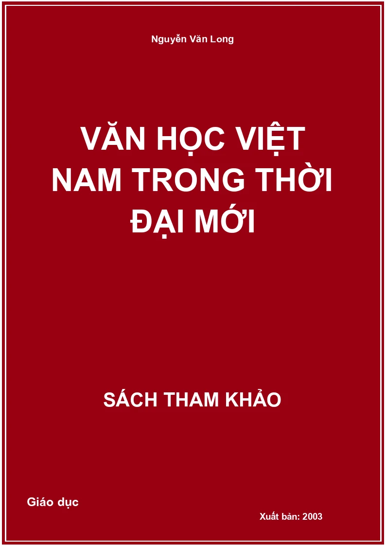 Văn học Việt Nam trong thời đại mới