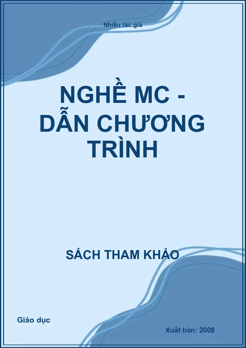 Nghề MC - Dẫn chương trình