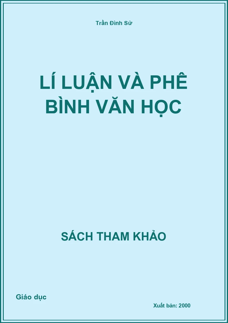 Lí luận và phê bình Văn học