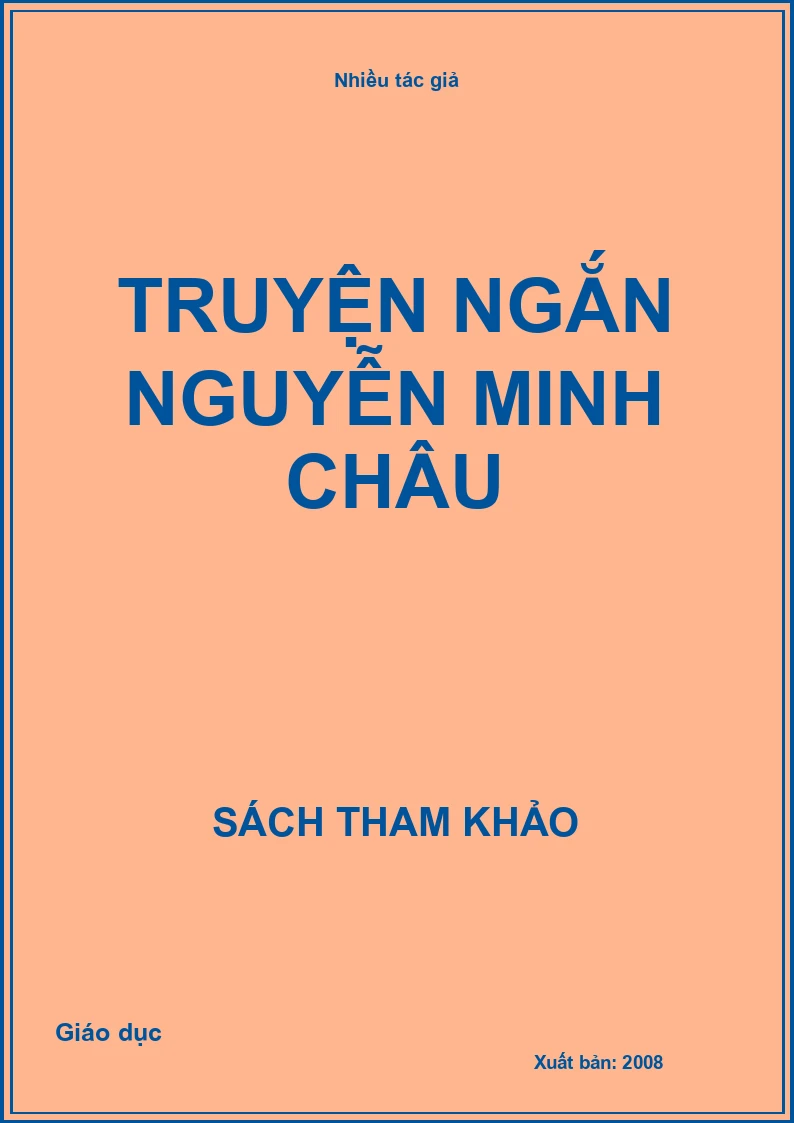 Truyện ngắn Nguyễn Minh Châu