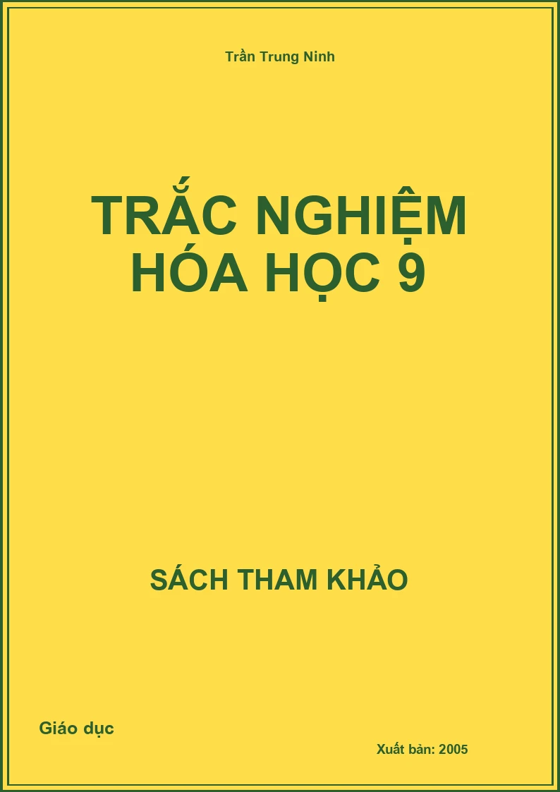 Trắc nghiệm Hóa học 9