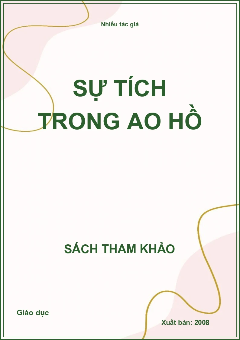 Sự tích trong ao hồ